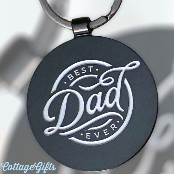 NEW Best Dad Ever -Keyring/Keychain in Gift Tin KMO071 - Picture 3 of 12